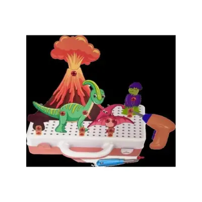 Eğitici Matkap Seti Dinozorlar 3D Stem Creative - 7