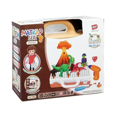 Eğitici Matkap Seti Dinozorlar 3D Stem Creative - 8