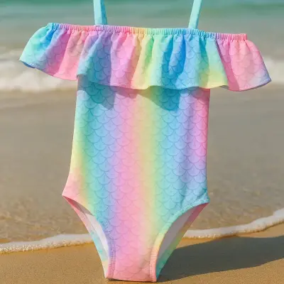 Ella Bonna Kız Bebek Mayo Gökkuşağı - 4