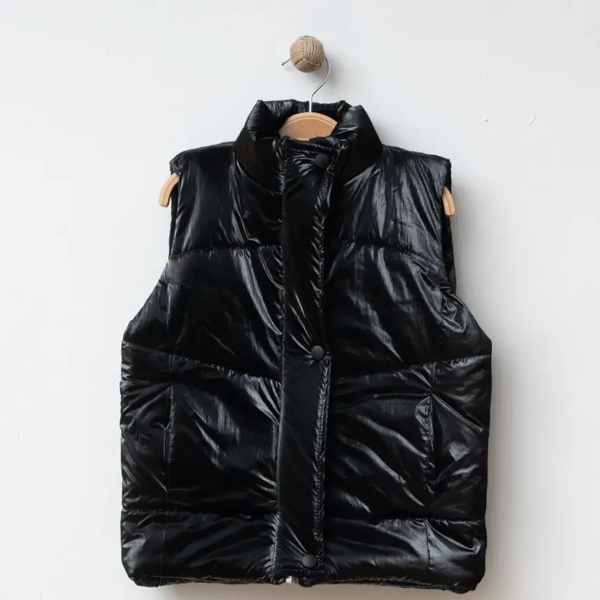 Ella Bonna Şişme Yelek Siyah - 6