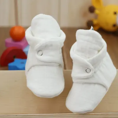 Ella Bonna Unisex Bebek Patik Müslin Krem