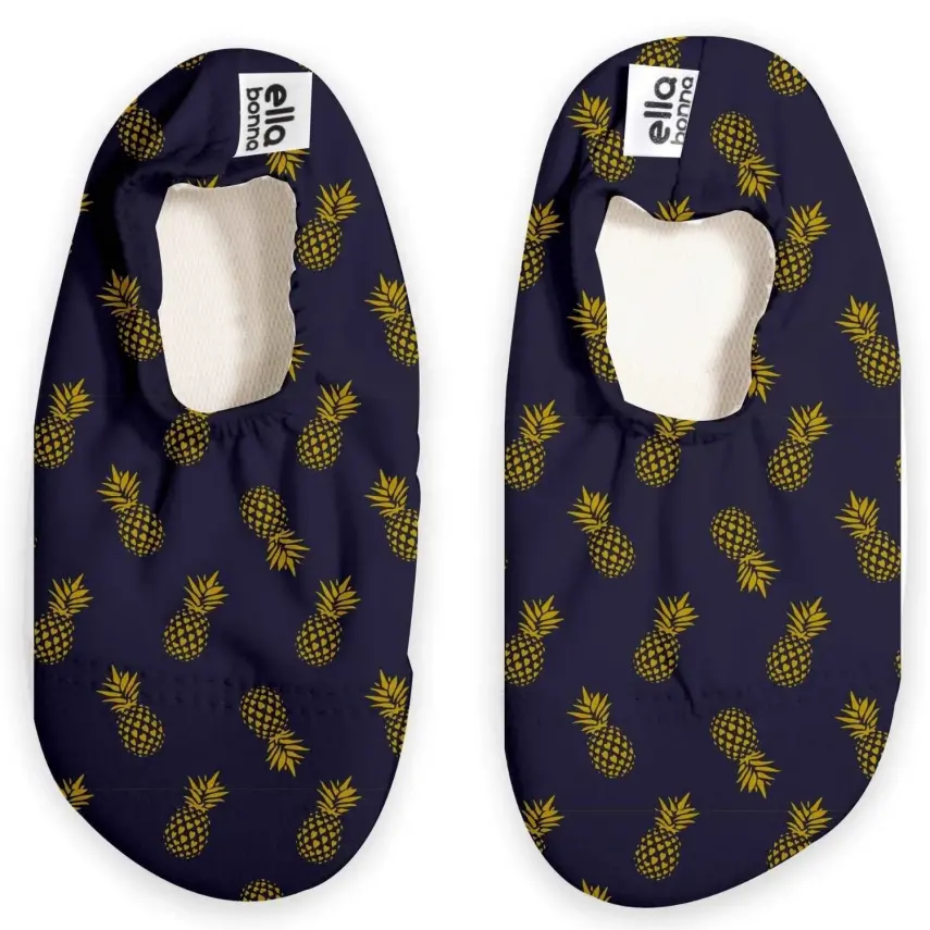 Ella Bonna Unisex Deniz Patiği Kaydırmaz Taban Ananas - 9