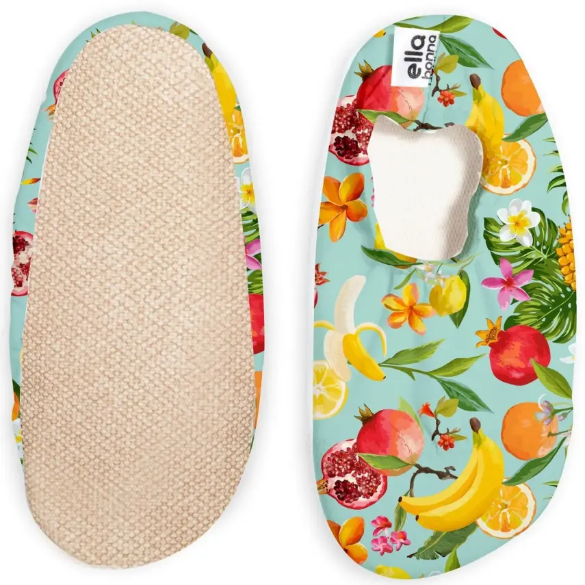 Ella Bonna Unisex Deniz Patiği Kaydırmaz Taban Meyveler - 6