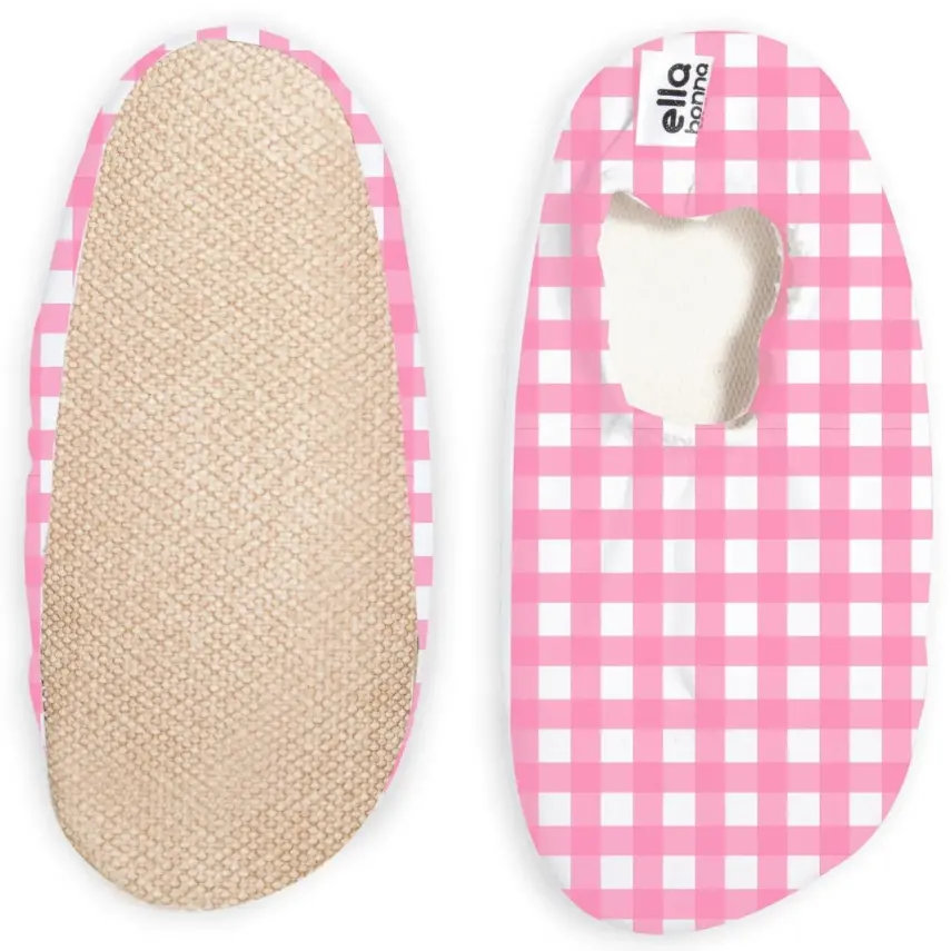 Ella Bonna Unisex Deniz Patiği Kaydırmaz Taban Pembe Çizgili - 2