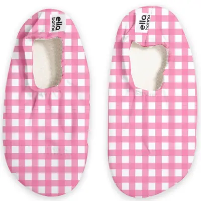 Ella Bonna Unisex Deniz Patiği Kaydırmaz Taban Pembe Çizgili