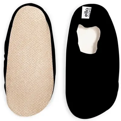 Ella Bonna Unisex Deniz Patiği Kaydırmaz Taban Siyah - 3
