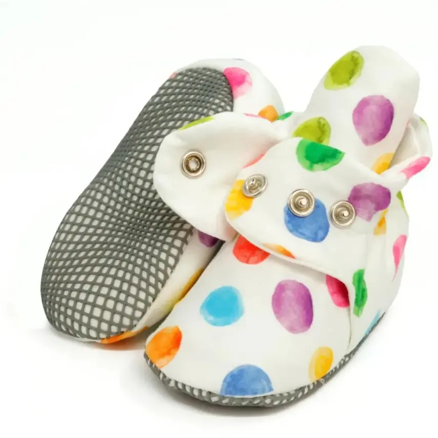 Ella Bonna Unisex Ev Botu Organik Pamuk Kaydırmaz Taban Noktalar - 2