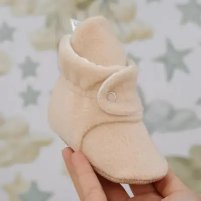 Ella Bonna Unisex Ev Terliği Polar Kaydırmaz Taban Bej - 6