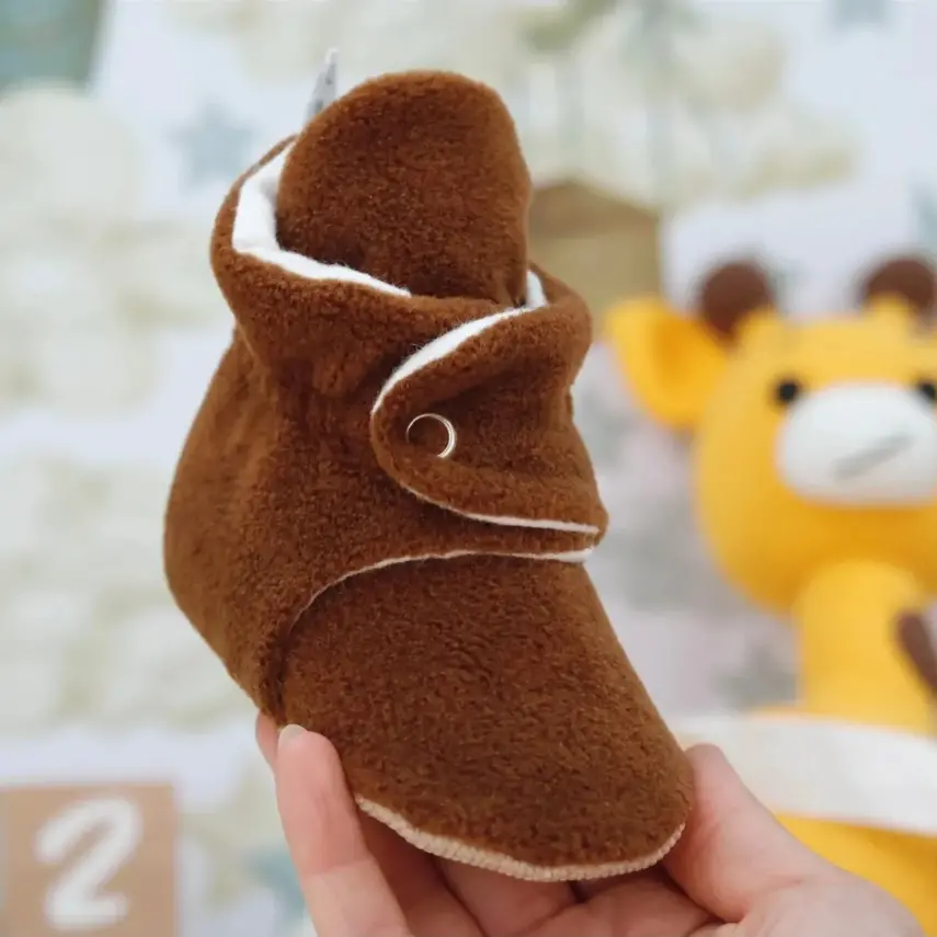 Ella Bonna Unisex Ev Terliği Polar Kaydırmaz Taban Taba - 5