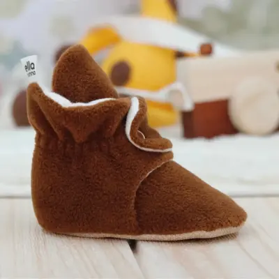 Ella Bonna Unisex Ev Terliği Polar Kaydırmaz Taban Taba - 7