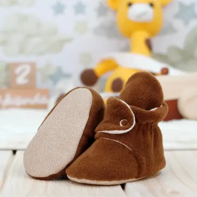 Ella Bonna Unisex Ev Terliği Polar Kaydırmaz Taban Taba - 6