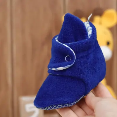 Ella Bonna Unisex Panduf Organik Kaydırmaz Taban Lacivert - 7