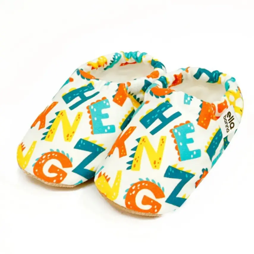 Ella Bonna Unisex Patik Kaydırmaz Taban Alfabe - 1