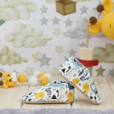 Ella Bonna Unisex Patik Kaydırmaz Taban Dino - 15