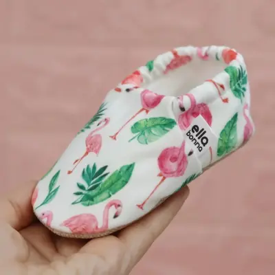 Ella Bonna Unisex Patik Kaydırmaz Taban Flamingo - 5
