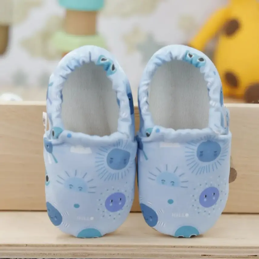 Ella Bonna Unisex Patik Kaydırmaz Taban Gökyüzü - 5