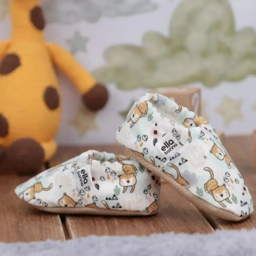 Ella Bonna Unisex Patik Kaydırmaz Taban Kedi - 8