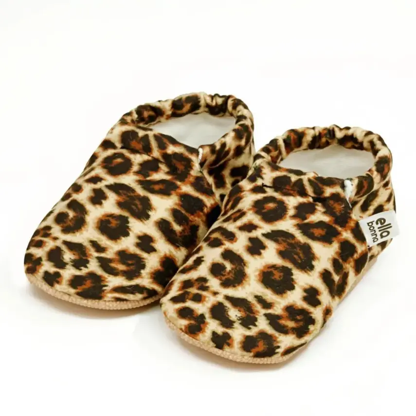 Ella Bonna Unisex Patik Kaydırmaz Taban Leopar - 1