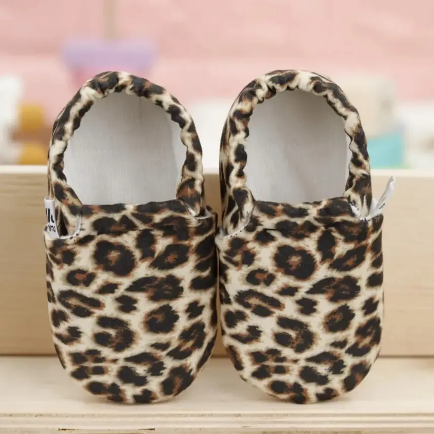 Ella Bonna Unisex Patik Kaydırmaz Taban Leopar - 4