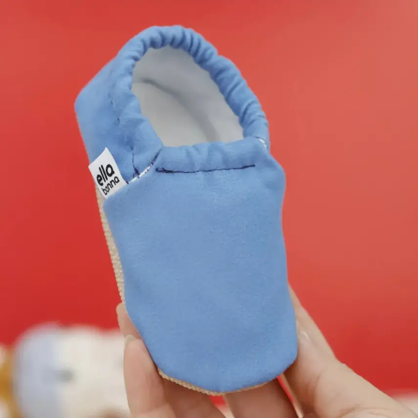 Ella Bonna Unisex Patik Kaydırmaz Taban Mavi - 5