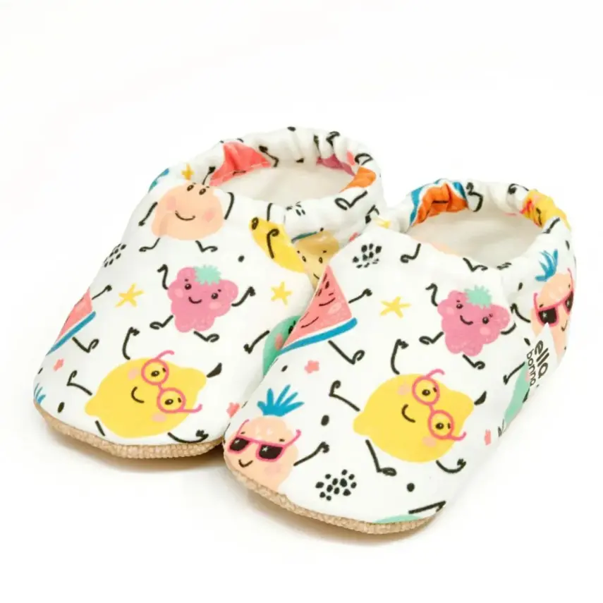 Ella Bonna Unisex Patik Kaydırmaz Taban Meyveler - 1