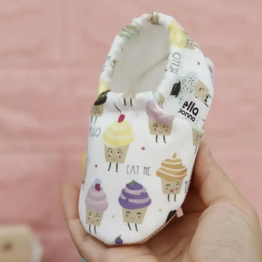 Ella Bonna Unisex Patik Kaydırmaz Taban Minik Kek - 8