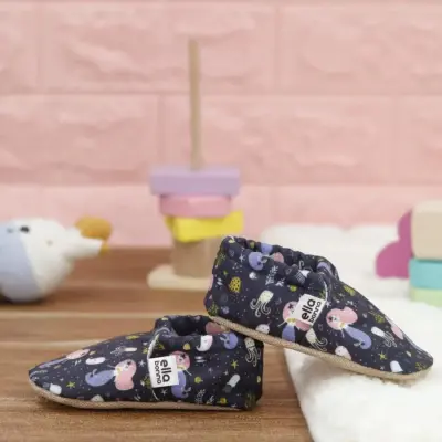 Ella Bonna Unisex Patik Kaydırmaz Taban Okyanus - 15