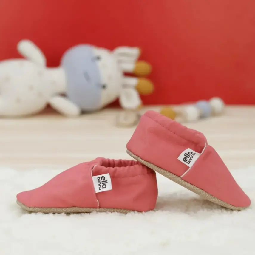 Ella Bonna Unisex Patik Kaydırmaz Taban Pembe - 16