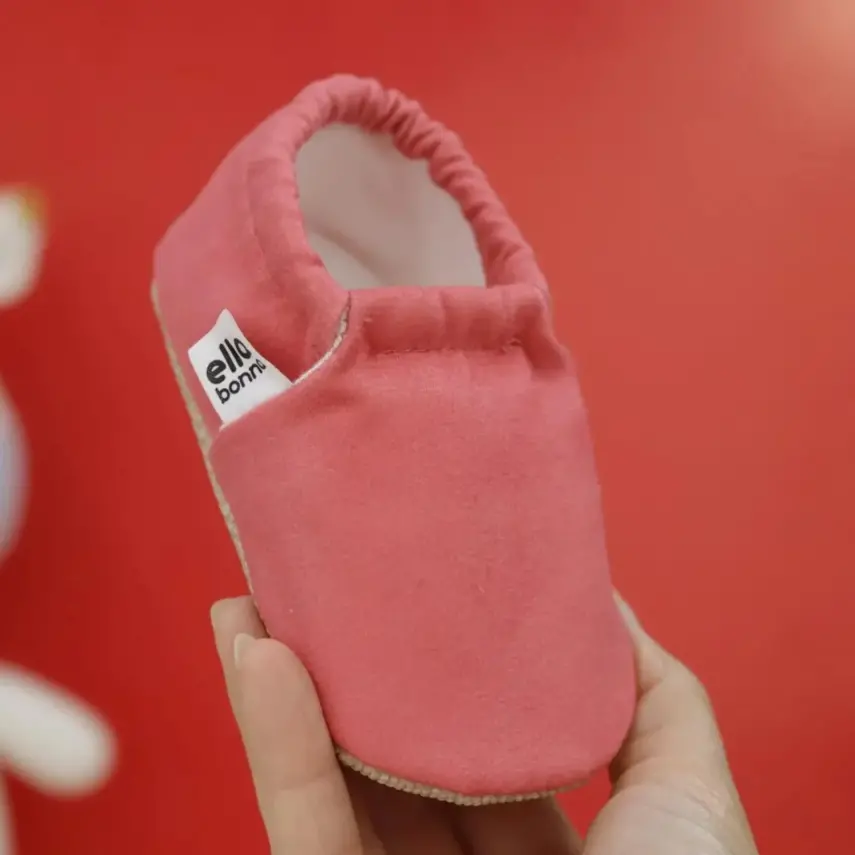 Ella Bonna Unisex Patik Kaydırmaz Taban Pembe - 5