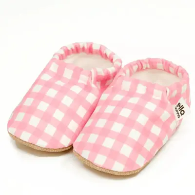 Ella Bonna Unisex Patik Kaydırmaz Taban Pembe Çizgili - 9