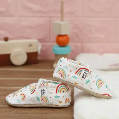 Ella Bonna Unisex Patik Kaydırmaz Taban Rainbow - 12