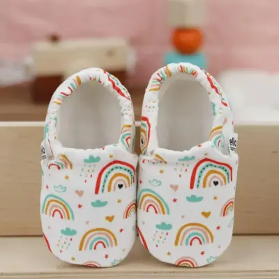 Ella Bonna Unisex Patik Kaydırmaz Taban Rainbow - 15