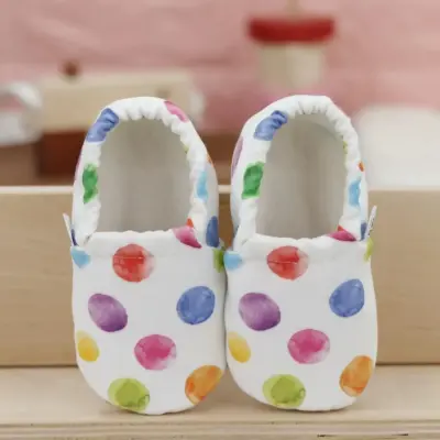 Ella Bonna Unisex Patik Kaydırmaz Taban Renkli Noktalar - 4