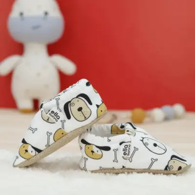 Ella Bonna Unisex Patik Kaydırmaz Taban Sevimli Köpek - 4