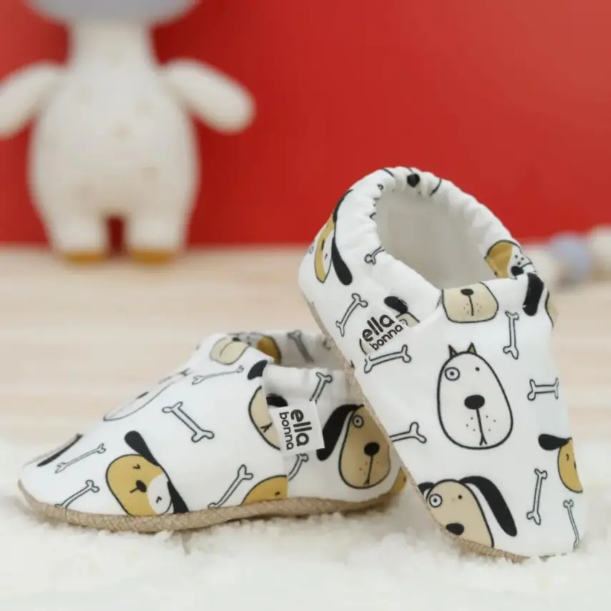 Ella Bonna Unisex Patik Kaydırmaz Taban Sevimli Köpek - 7