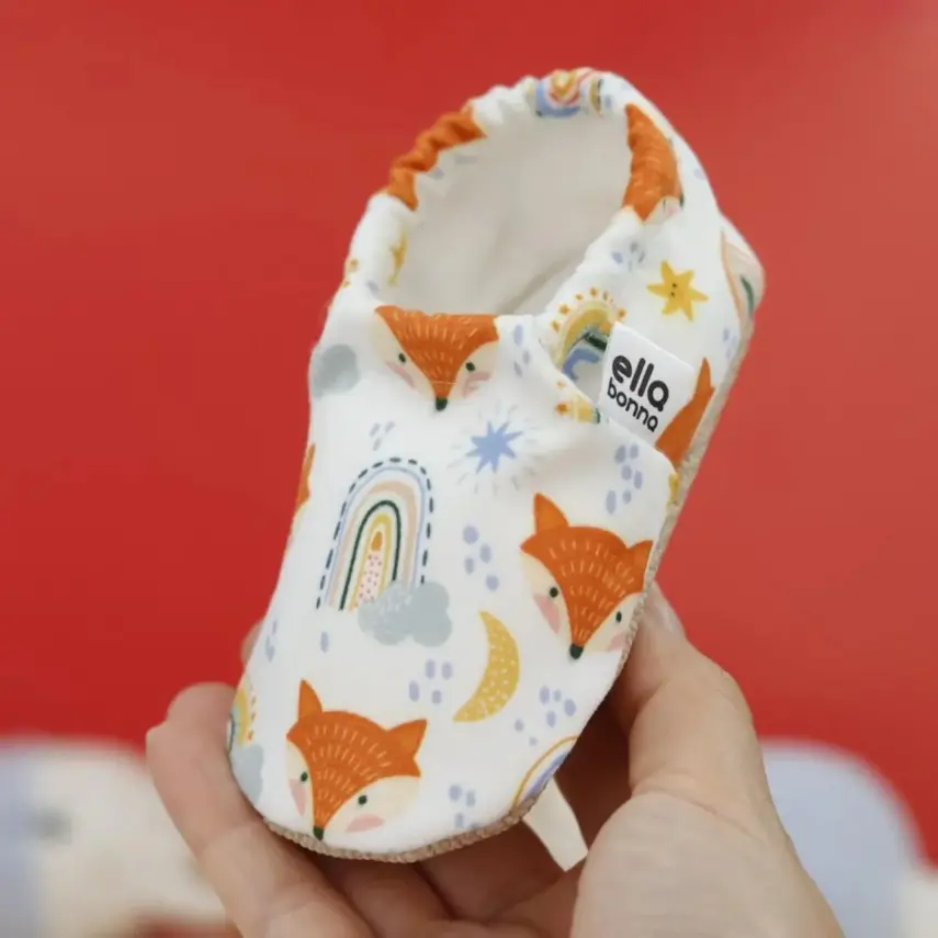 Ella Bonna Unisex Patik Kaydırmaz Taban Tilki - 15