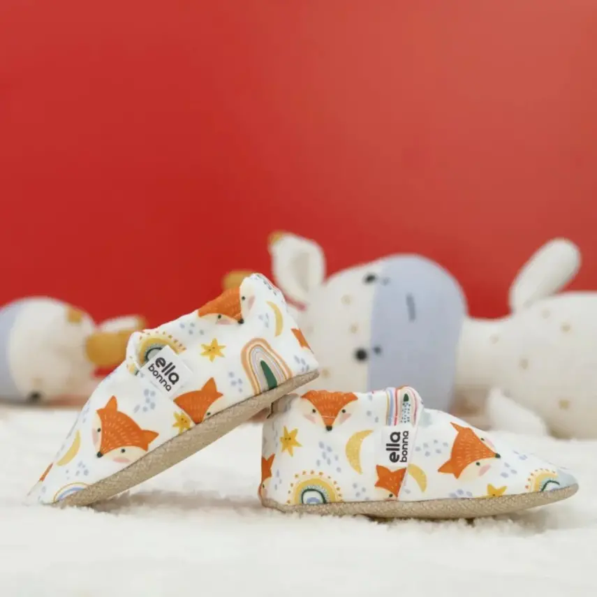 Ella Bonna Unisex Patik Kaydırmaz Taban Tilki - 16