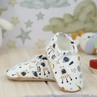 Ella Bonna Unisex Patik Kaydırmaz Taban Uzay - 4