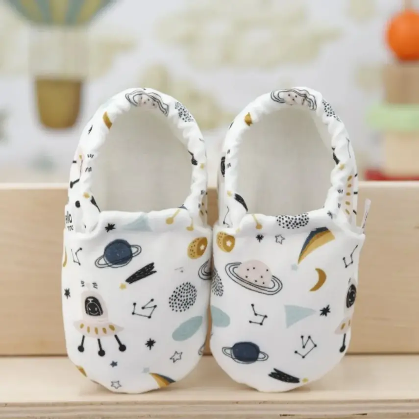 Ella Bonna Unisex Patik Kaydırmaz Taban Uzay - 7