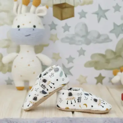 Ella Bonna Unisex Patik Kaydırmaz Taban Uzay - 2