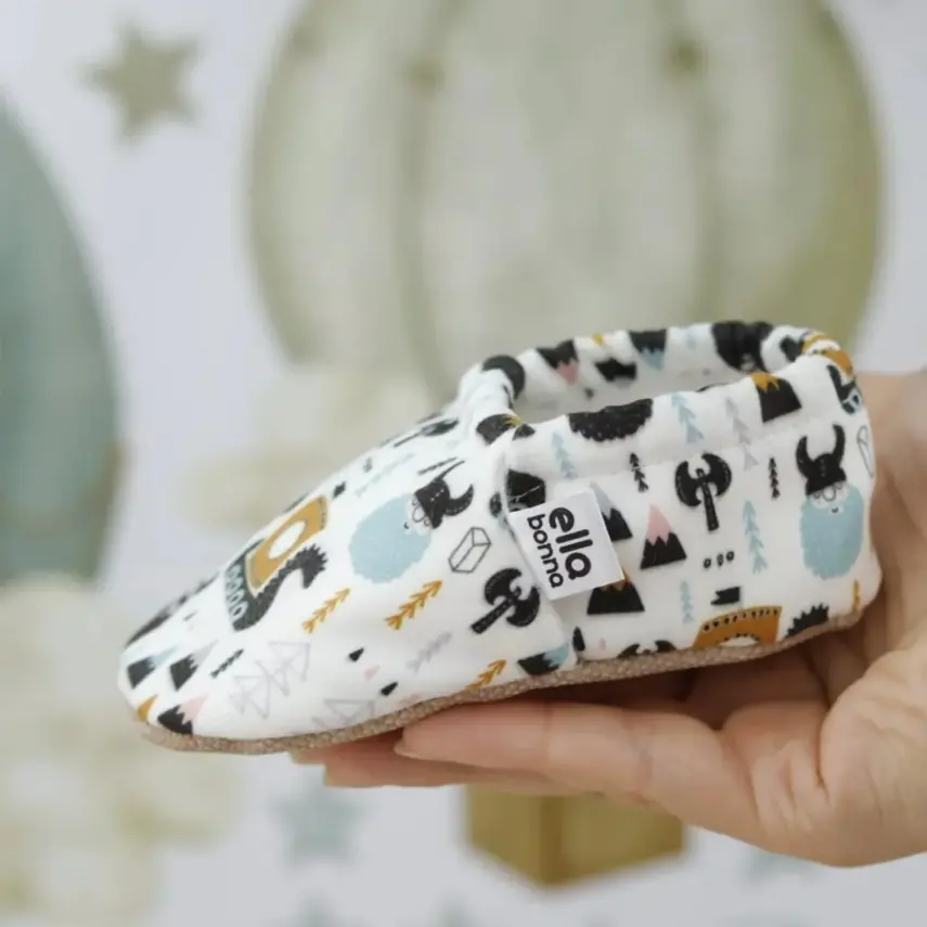 Ella Bonna Unisex Patik Kaydırmaz Taban Vikingler - 9