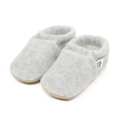 Ella Bonna Unisex Patik Organik Pamuk Kaydırmaz Taban Gri - 17