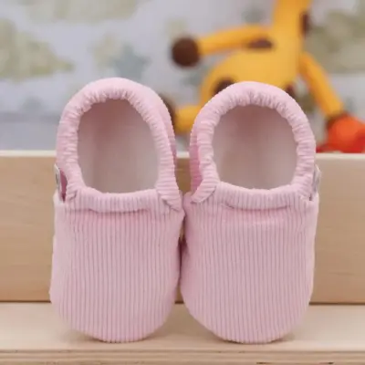 Ella Bonna Unisex Patik Organik Pamuk Kaydırmaz Taban Pembe - 7