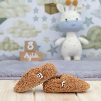 Ella Bonna Unisex Patik Organik Pamuk Kaydırmaz Taban Taba - 7