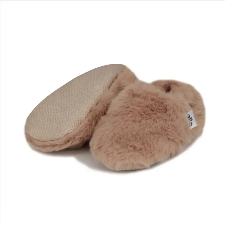 Ella Bonna Unisex Patik Organik Yumuşak Tüylü Kaydırmaz Taban Taba - 1