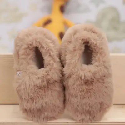 Ella Bonna Unisex Patik Organik Yumuşak Tüylü Kaydırmaz Taban Taba - 2