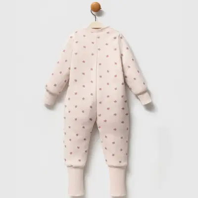 Ella Bonna Uyku Tulumu Çoraplı 2,5 Tog Bej Flowers - 21