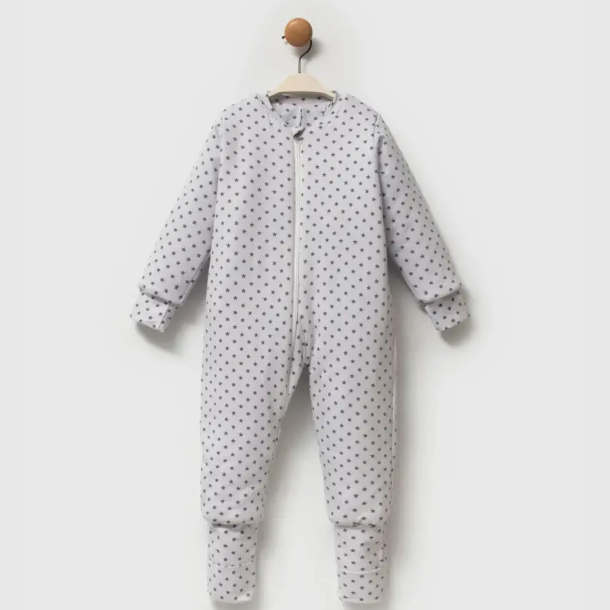 Ella Bonna Uyku Tulumu Çoraplı 2,5 Tog Gri Yıldız - 11