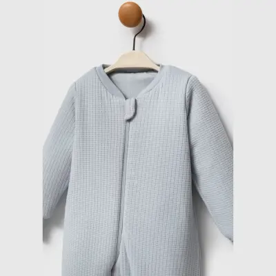 Ella Bonna Uyku Tulumu Çoraplı 2,5 Tog Jakarlı Gri - 5