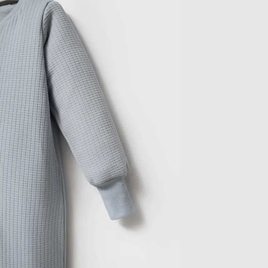 Ella Bonna Uyku Tulumu Çoraplı 2,5 Tog Jakarlı Gri - 2